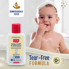 LuvLap Baby Wash And Shampoo 100 ML LuvLap Baby Wash & Shampoo - 400ml with Chamomile, Milk Protein, Oatmeal & Shea Butter, Paraben Free, Tear Free, Soap Free, Rich Moisturised Skin & Soft Hair, Baby Body Wash, Dermatologically Tested