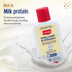 LuvLap Baby Wash And Shampoo 100 ML LuvLap Baby Wash & Shampoo - 400ml with Chamomile, Milk Protein, Oatmeal & Shea Butter, Paraben Free, Tear Free, Soap Free, Rich Moisturised Skin & Soft Hair, Baby Body Wash, Dermatologically Tested