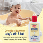 LuvLap Baby Wash And Shampoo 100 ML LuvLap Baby Wash & Shampoo - 400ml with Chamomile, Milk Protein, Oatmeal & Shea Butter, Paraben Free, Tear Free, Soap Free, Rich Moisturised Skin & Soft Hair, Baby Body Wash, Dermatologically Tested