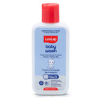 LuvLap Baby Wash - 200ml, with Milk Protein, Oatmeal, Shea Butter and Vitamin E, Soap Free, Baby Wash for Baby Bath, Natural, pH Balanced & Paraben Free, Dermatologically Tested