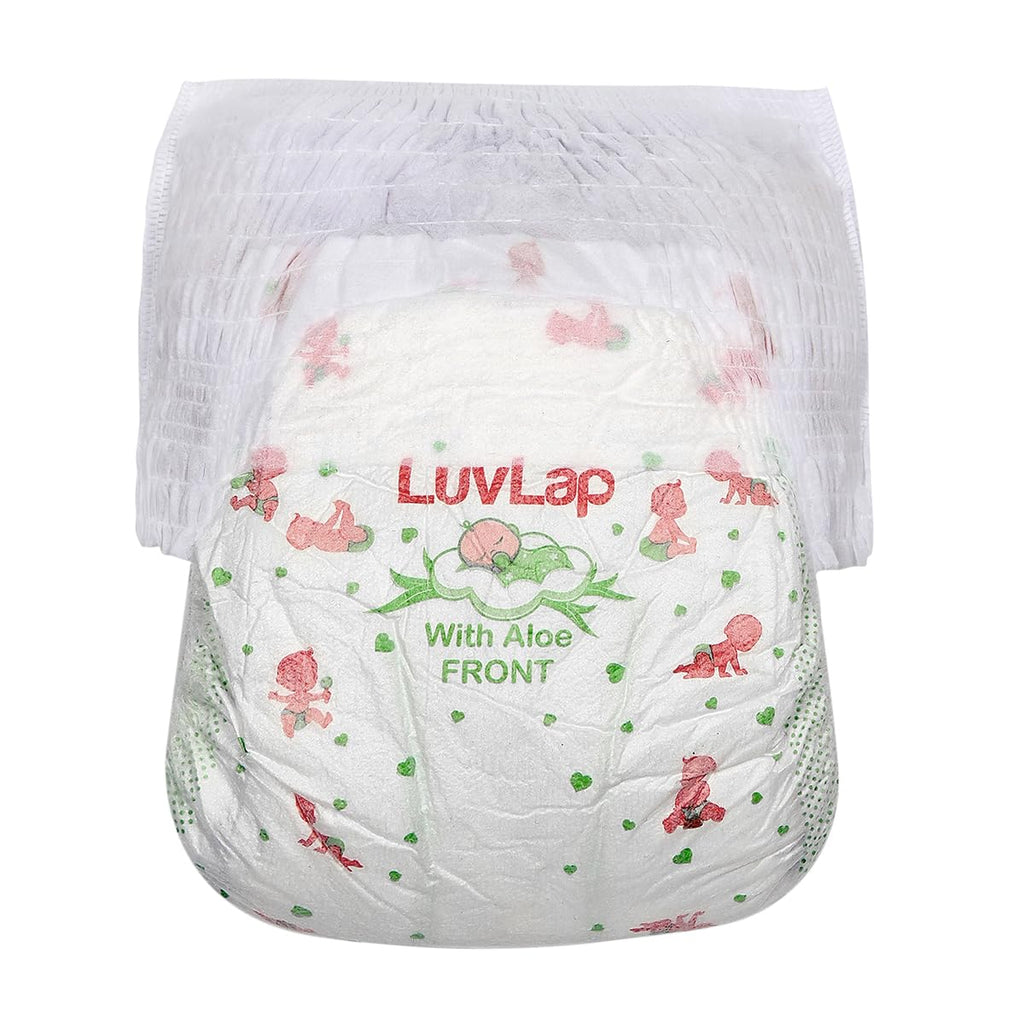 LuvLap Pant Style Baby Diapers, Large (L) Pack of 2, Buy 1 get 1, 20 Count, For babies of Upto 9-14Kg with Aloe Vera Lotion for rash protection, with upto...