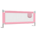 LuvLap Comfy Baby Bed Rail Guard (180cmx72cm) Bed Rails for Baby & Toddler Safety, Portable, Adjustable Height, Single Side Bed Rail, Pack of 1, (Pink -...