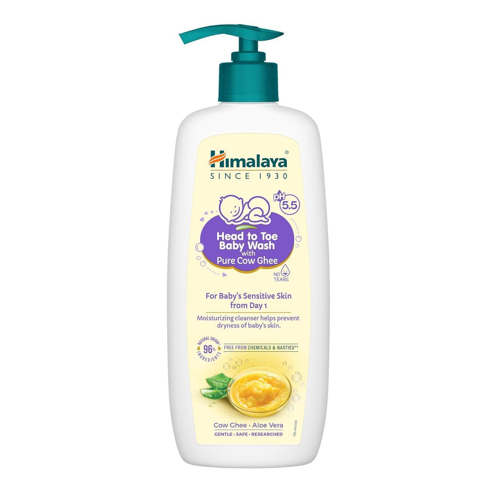Himalaya Baby Head To Toe Baby Wash With Pure Cow Ghee 400 ML