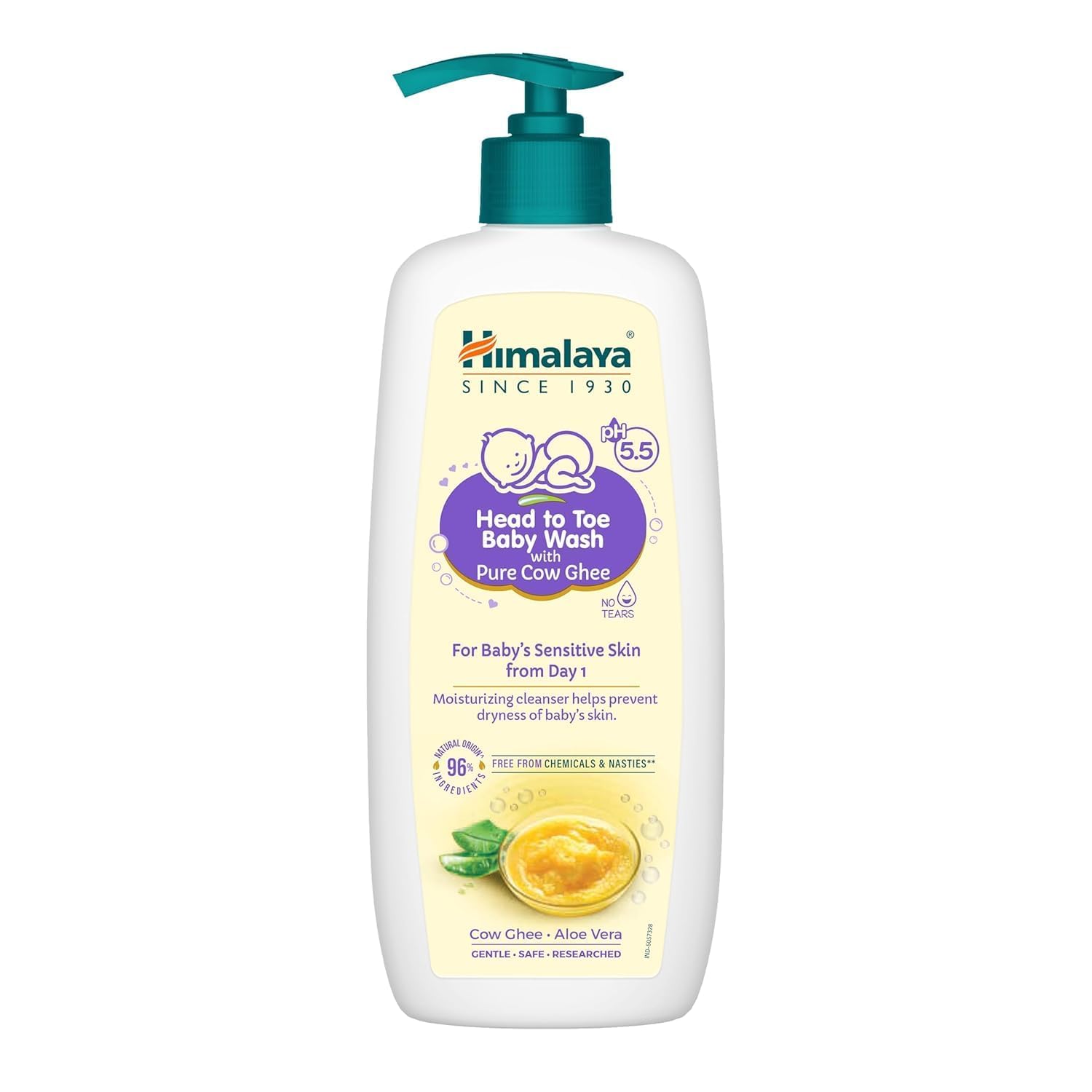 Himalaya Baby Head To Toe Baby Wash With Pure Cow Ghee 400 ML