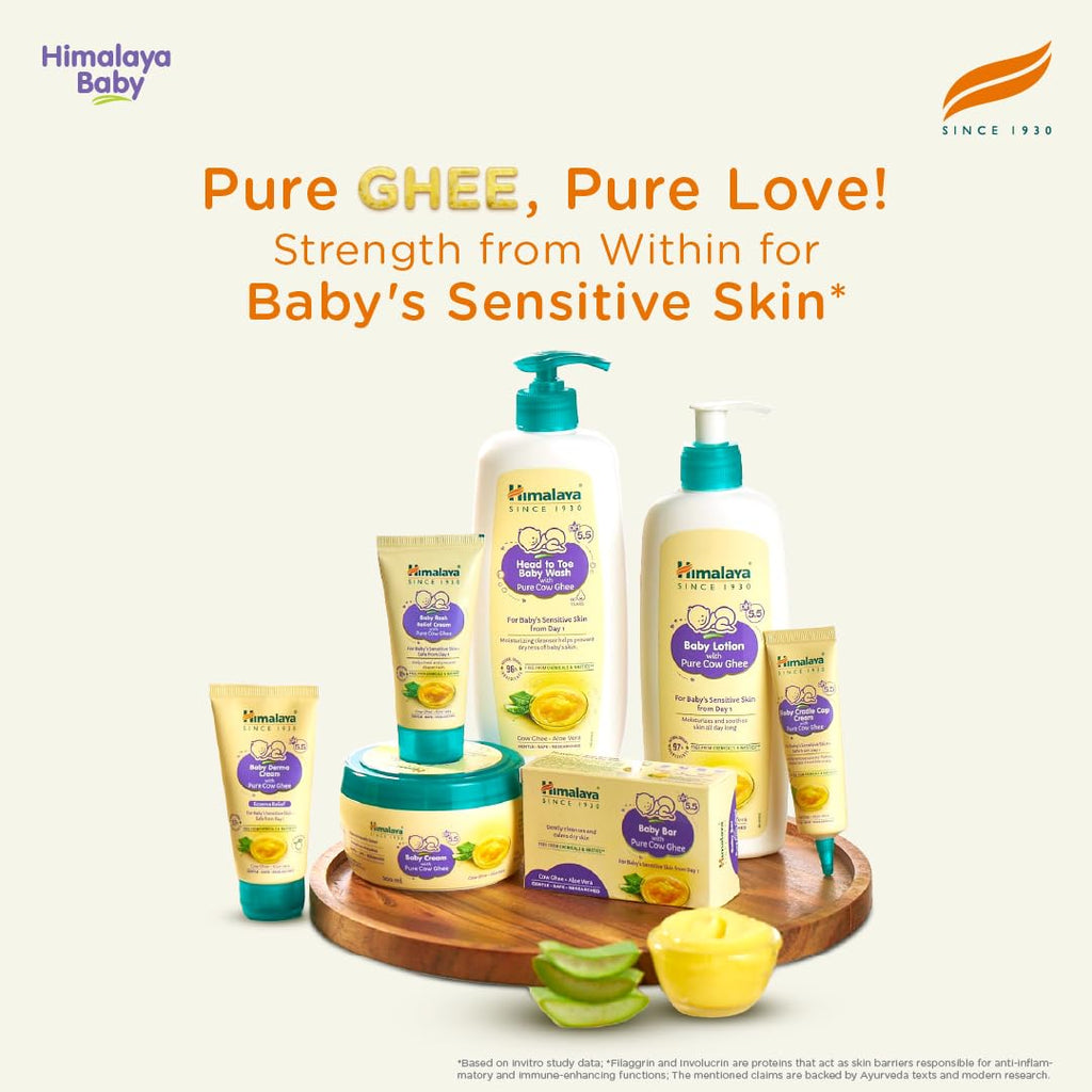Himalaya Baby Head To Toe Baby Wash With Pure Cow Ghee 400 ML
