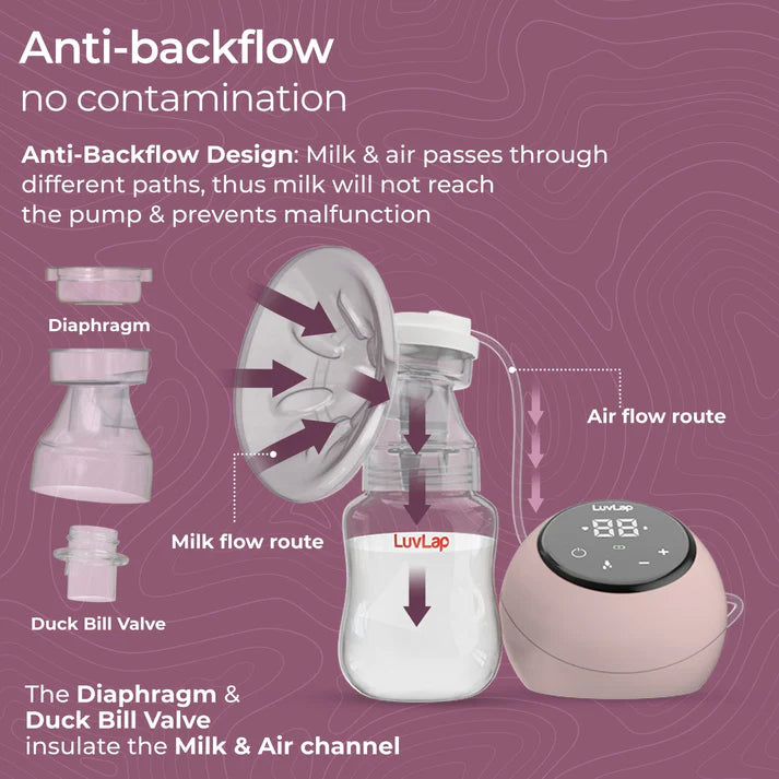Luvlap Adore Electric Breast Pump with 2 Phase Pumping