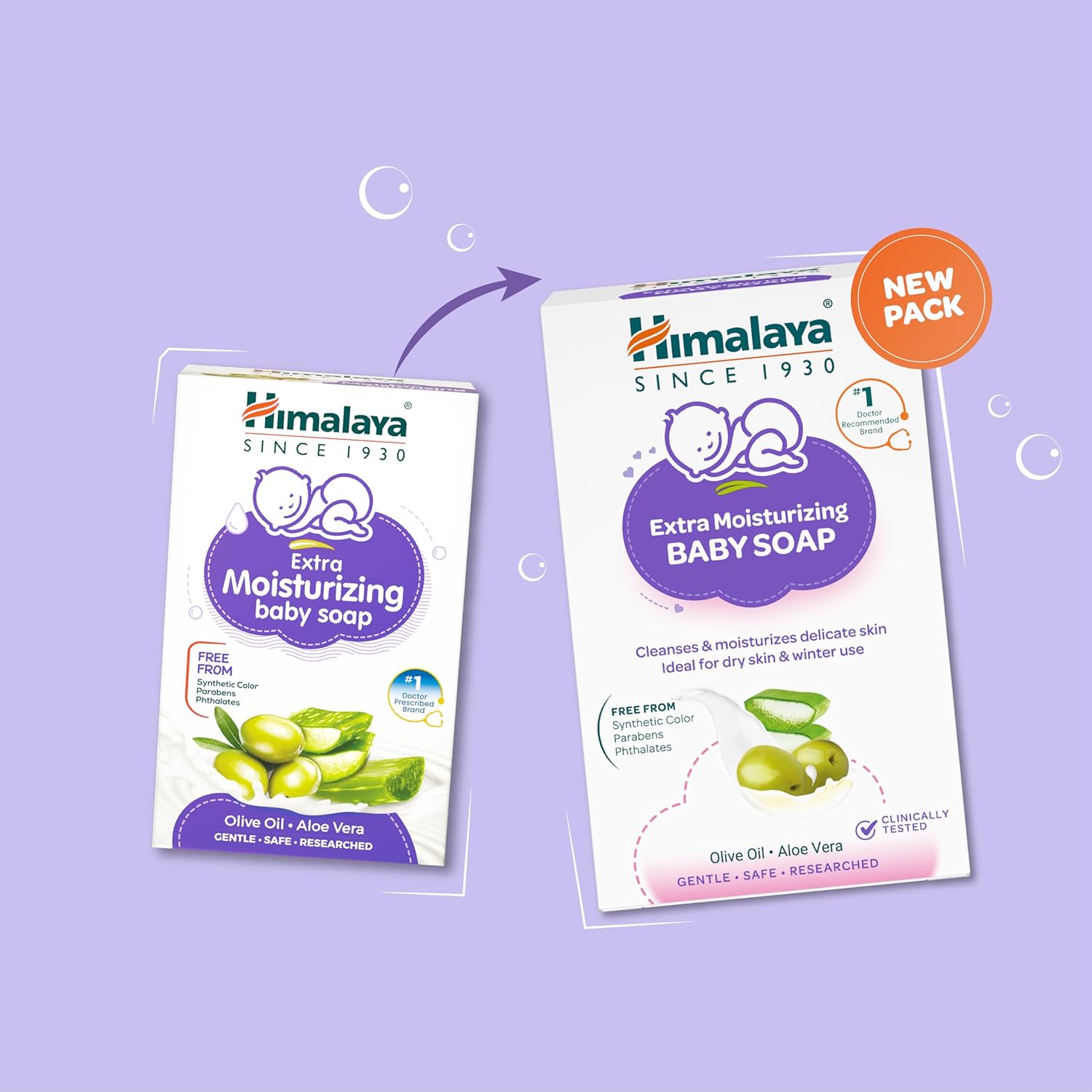 Himalaya Extra Moisturizing Baby Soap 125G