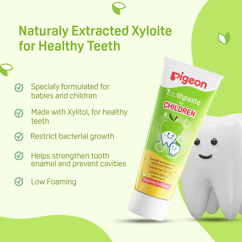 Pigeon Toothpaste For Children Apple Flavour-45G