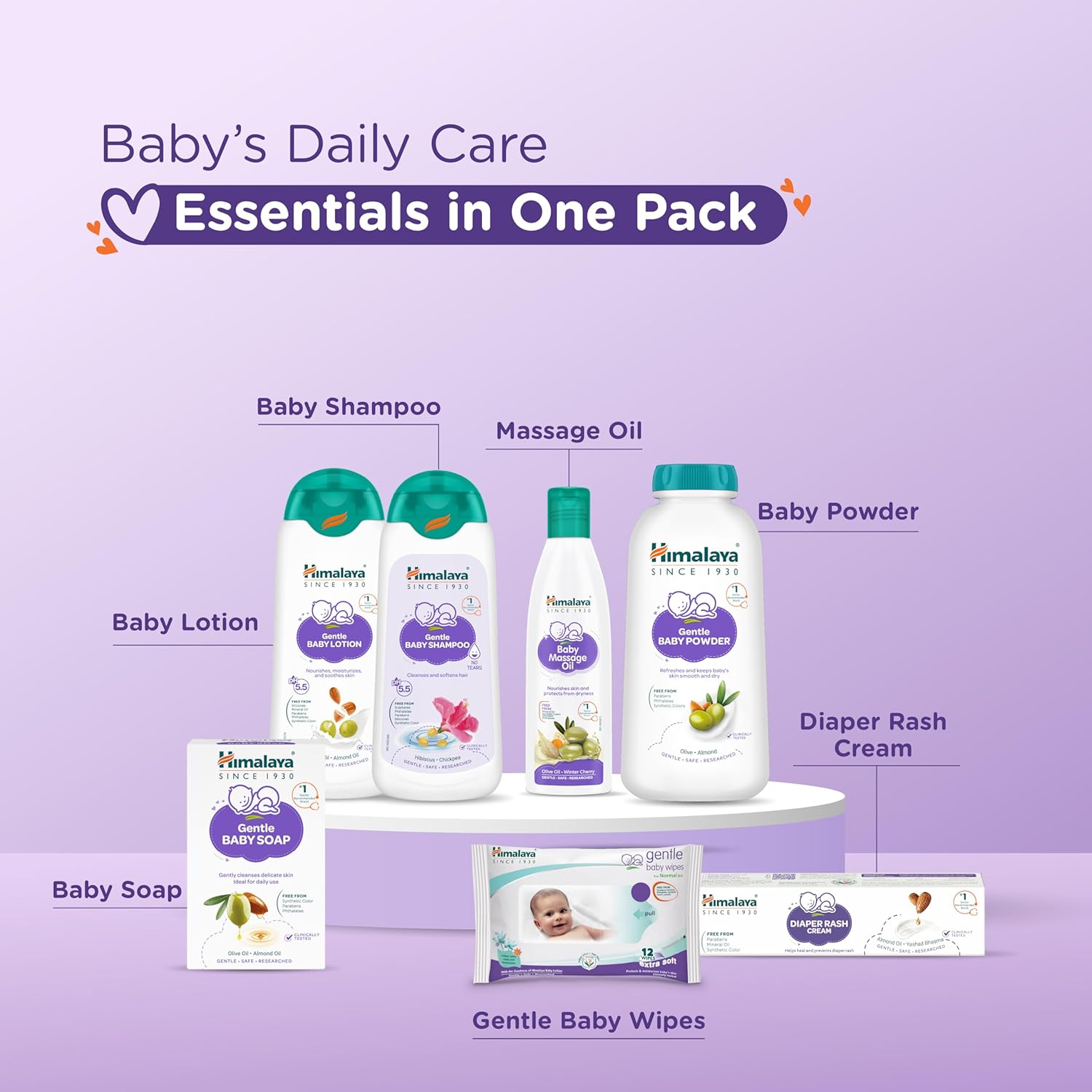 Himalaya Happy Baby Gift Set 7-IN-1