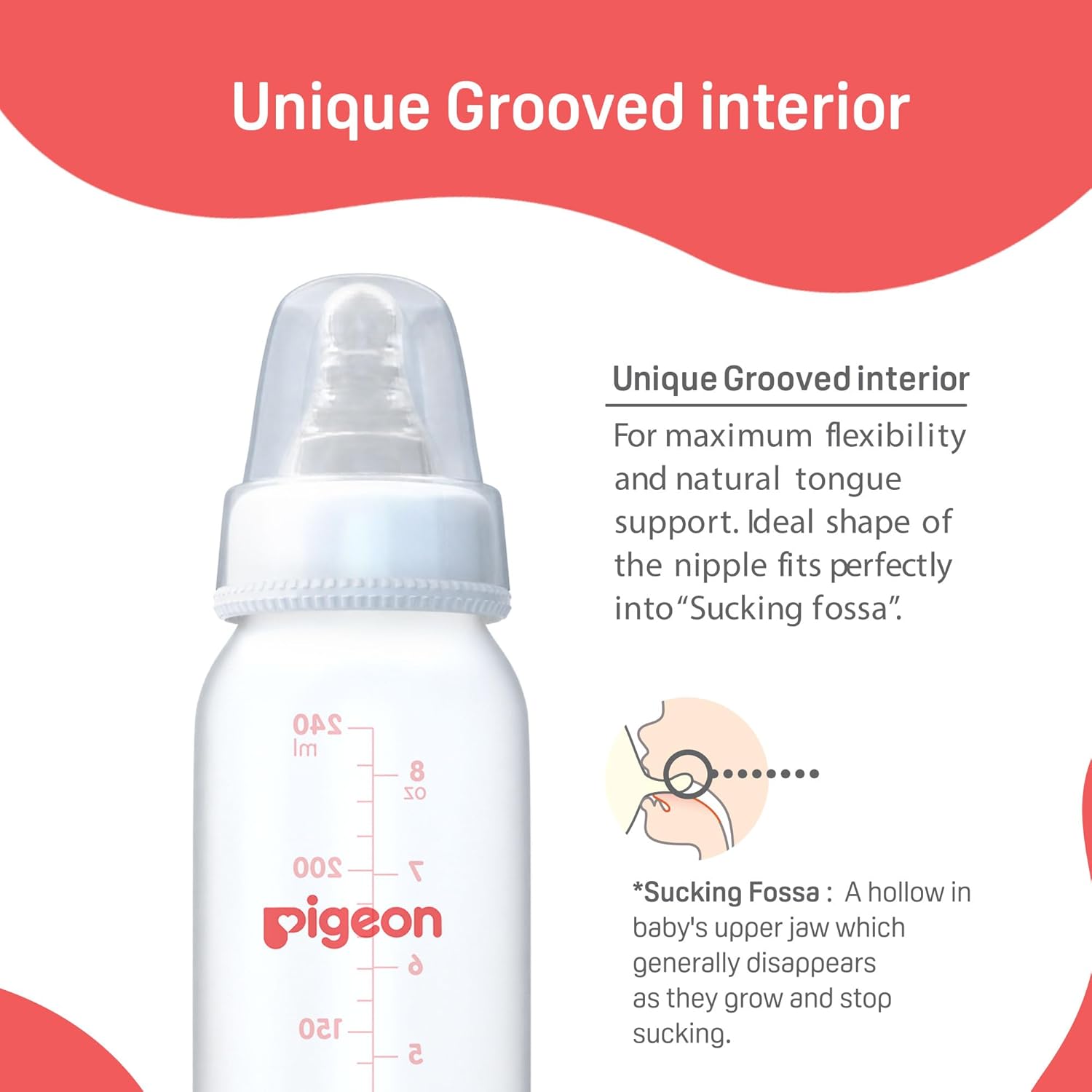 Pigeon Flexible 0+ Months Feeding Botte White -120 ML