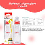 Pigeon Flexible 4+Months Feeding Bottle Red-240 ML
