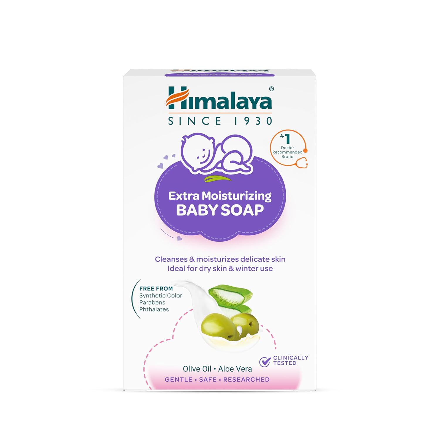 Himalaya Extra Moisturizing Baby Soap 125G
