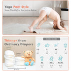 R for Rabbit Pant Style Feather Diaper Medium (M) Size for Baby 7 to 12 kgs 48 Units (48 Count, Pack Of 1)