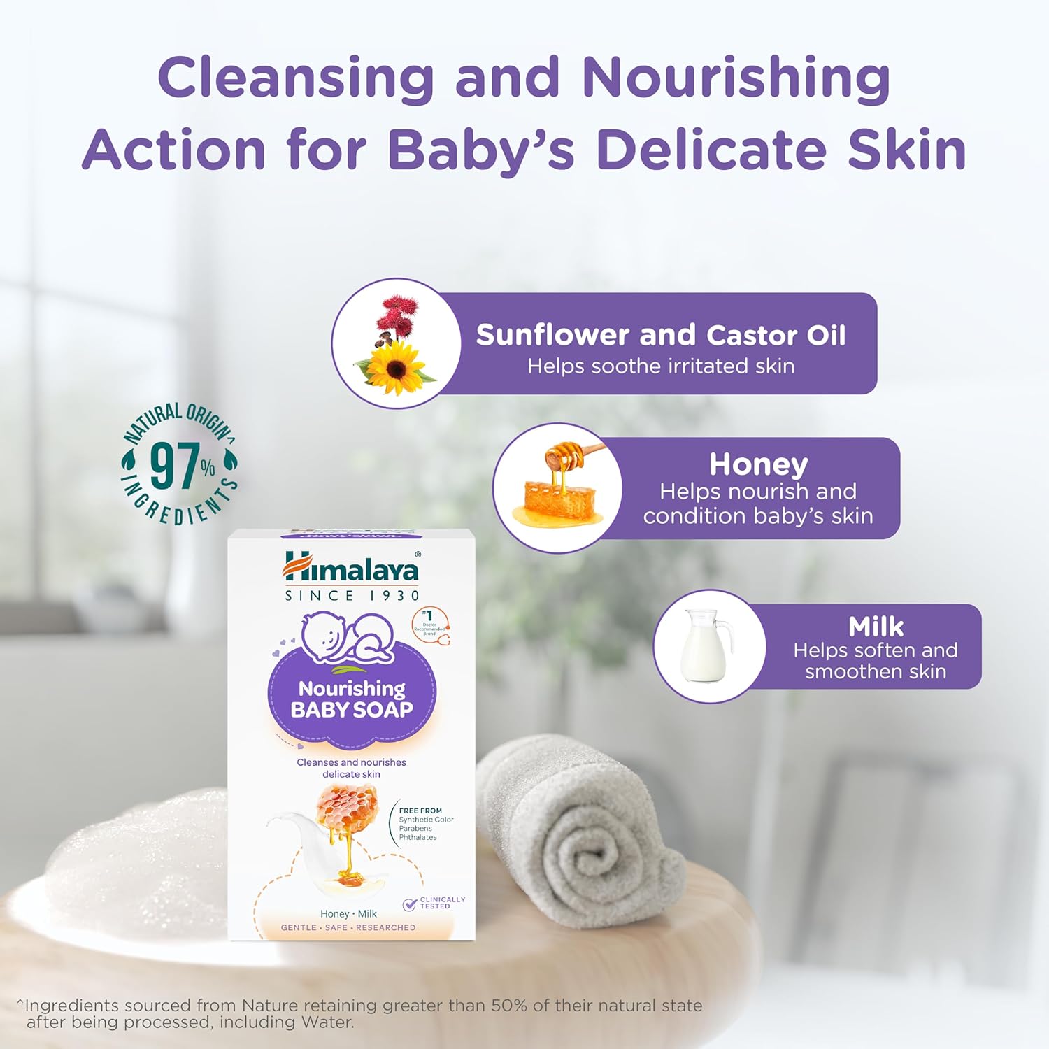 Himalaya Baby Nourishing Baby Soap 125 G