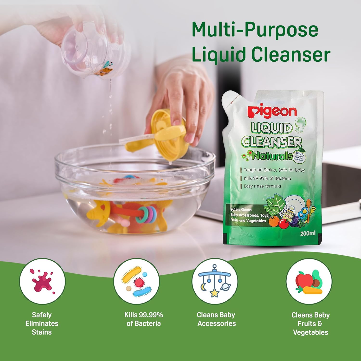 Pigeon Liquid Cleanser Natural 200 ML