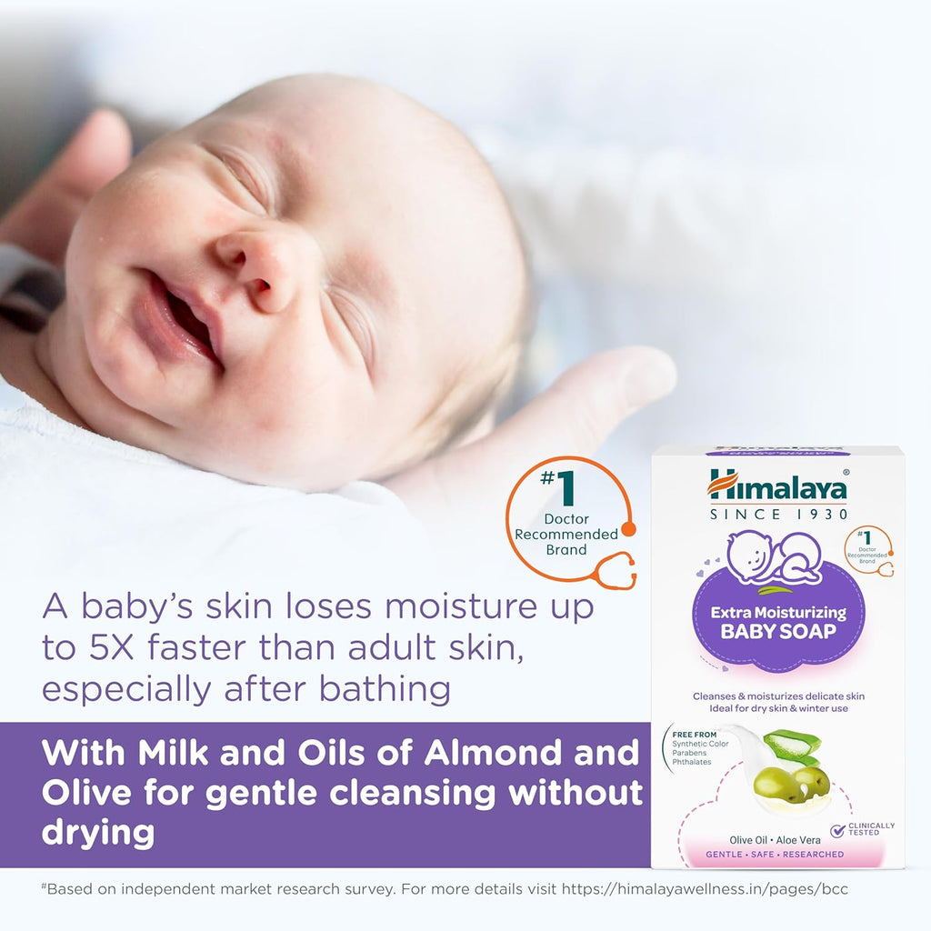 Himalaya Extra Moisturizing Baby Soap 125G