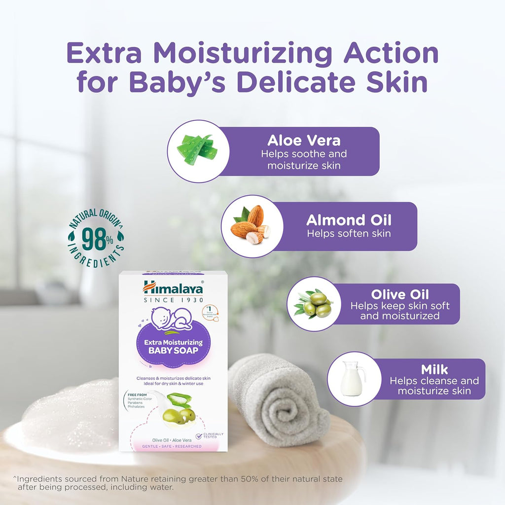 Himalaya Extra Moisturizing Baby Soap 125G