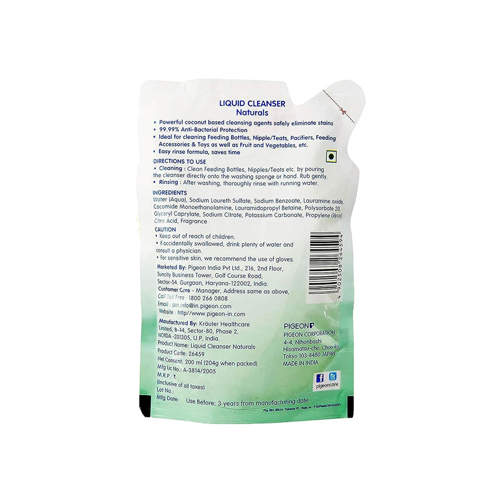 Pigeon Liquid Cleanser Natural 200 ML