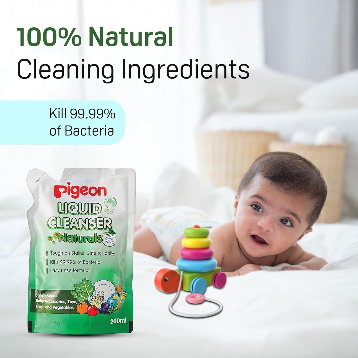 Pigeon Liquid Cleanser Natural 200 ML