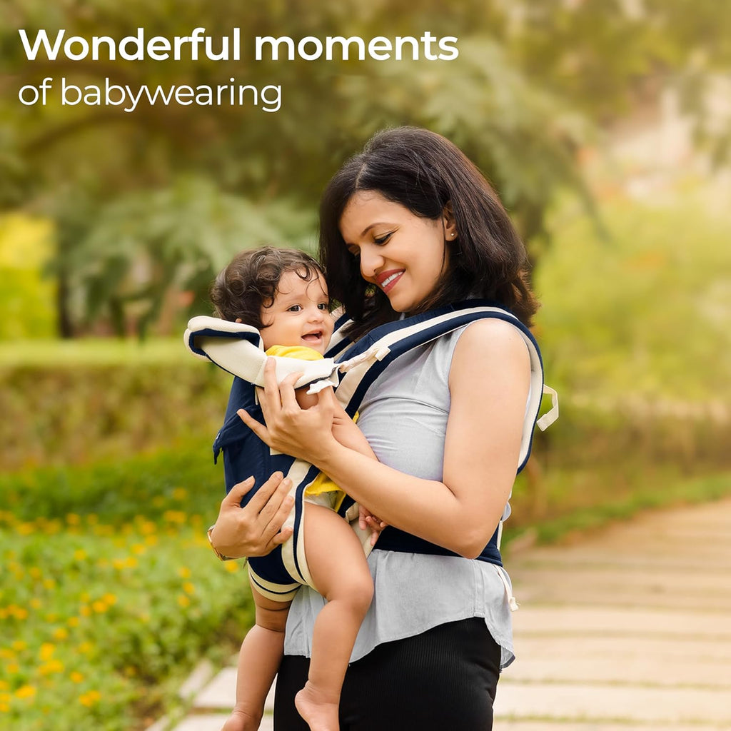 LuvLap Elegant Baby Carrier with 4 Carry Positions, Baby Carrier for 4 to 24 Months Baby, Adjustable New-Born to Toddler Carrier with Cushioned Leg Support,...