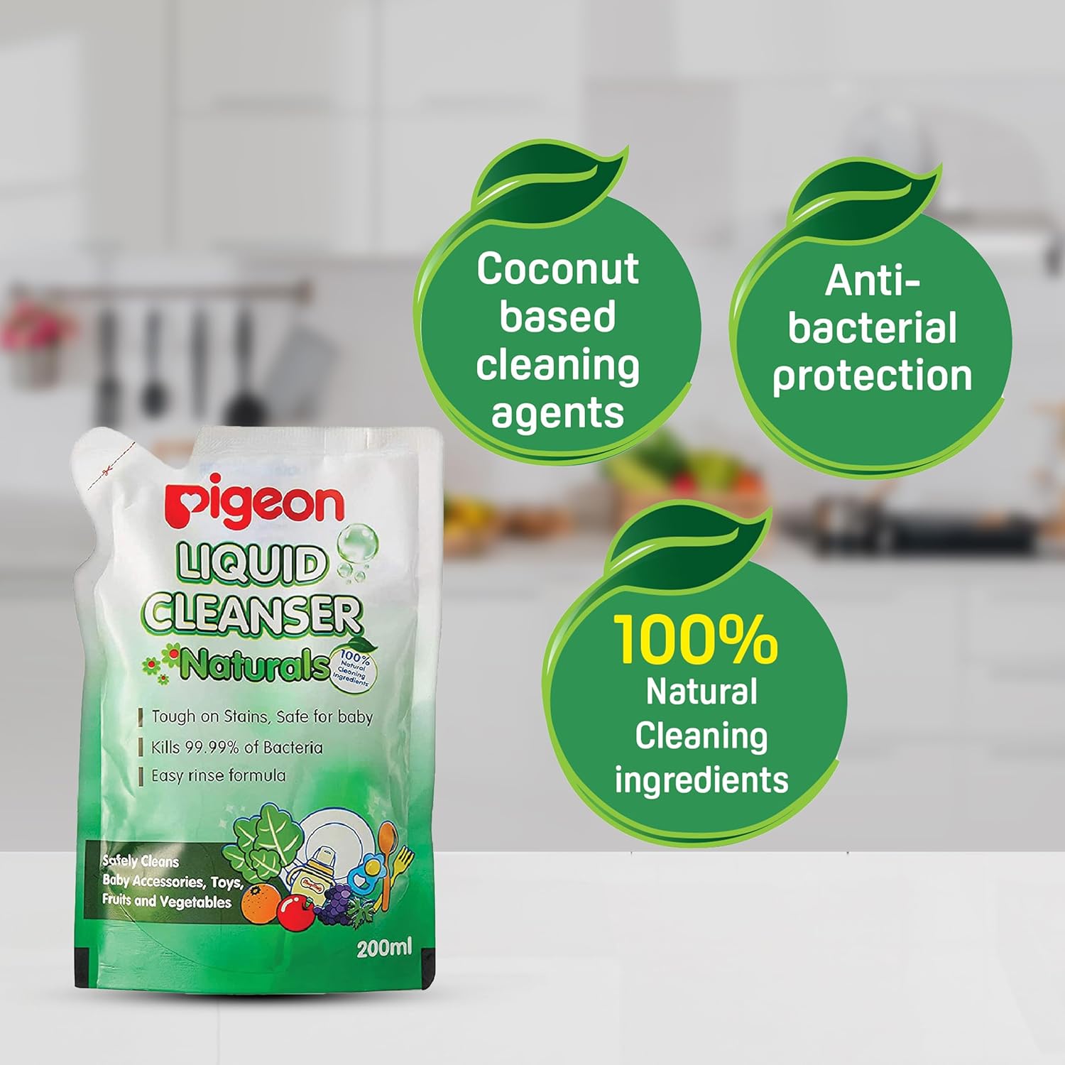Pigeon Liquid Cleanser Natural 200 ML