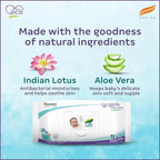 Himalaya Gentle Baby Wipes 72 Pcs Pack Of 2