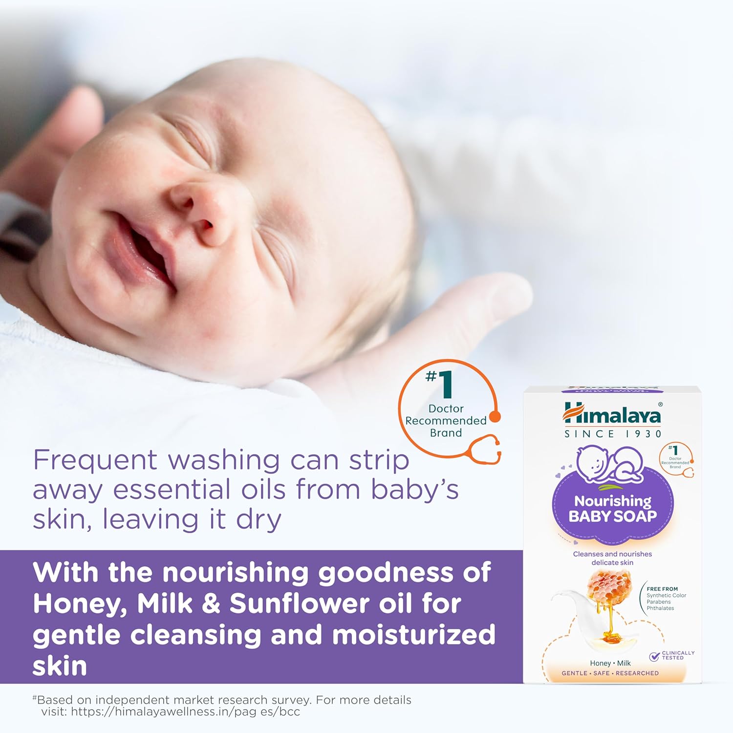 Himalaya Baby Nourishing Baby Soap 125 G