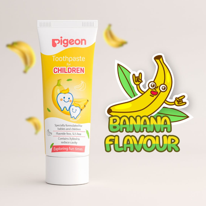 Pigeon Toothpaste For Children- Banana Flavour 45G