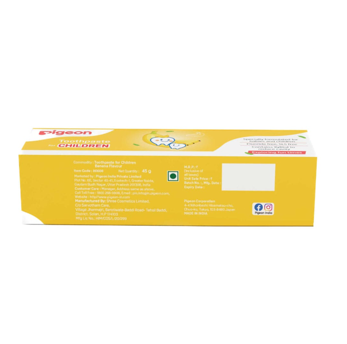 Pigeon Toothpaste For Children- Banana Flavour 45G