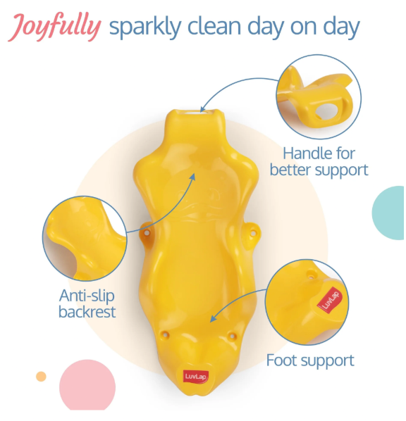 Anti Slip Baby Plastic Bath Chair