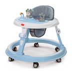LuvLap 360° Joy Baby Walkers for 9+ Months | 3 Level Height Adjustment Walker with Switchable Food & Musical Toy Tray / Advanced Baby Activity Walker for Kids
