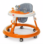 LuvLap 360° Joy Baby Walkers for 9+ Months | 3 Level Height Adjustment Walker with Switchable Food & Musical Toy Tray / Advanced Baby Activity Walker for Kids