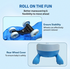 LuvLap Sunny Swing Car, Kids Push Car, Magic Car For Kids, Comfortable Seats & Durable, Ride On Magic Car For 3+ Years