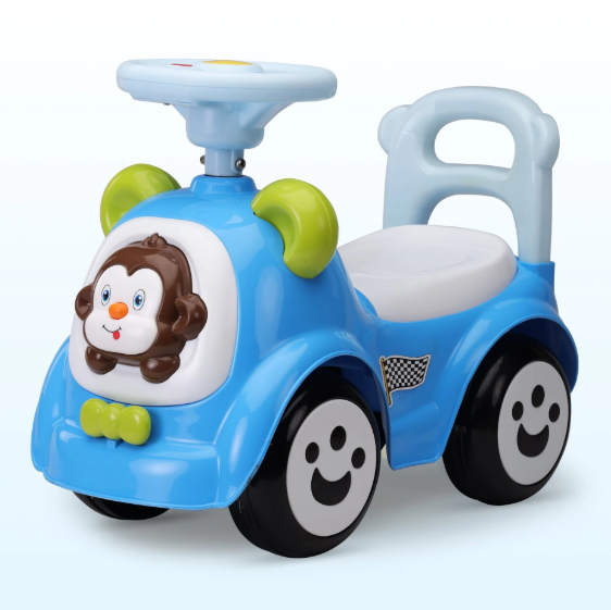 Sunny Ride on & Car for Kids with Music & Horn Steering, Push Car for Baby with Backrest, Safety Guard, Under Seat Storage & Big Wheels, Ride on for Kids 1 to 3 Years Upto 20 Kgs