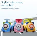 Sunny Ride on & Car for Kids with Music & Horn Steering, Push Car for Baby with Backrest, Safety Guard, Under Seat Storage & Big Wheels, Ride on for Kids 1 to 3 Years Upto 20 Kgs