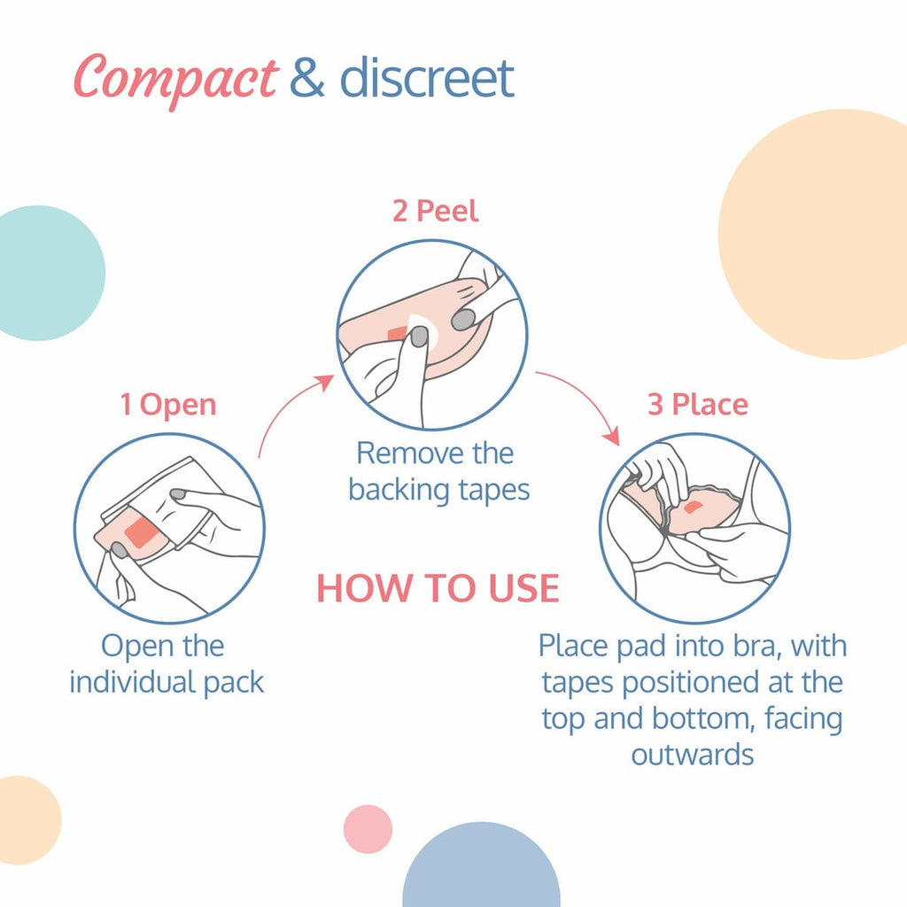 Ultra Thin Honeycomb Disposable Breast Pads, 36 pcs