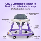 Elegant 360° Baby Walker 9+ Months | 3 Level Height Adjustment Walker/Advanced Baby Activity Walker