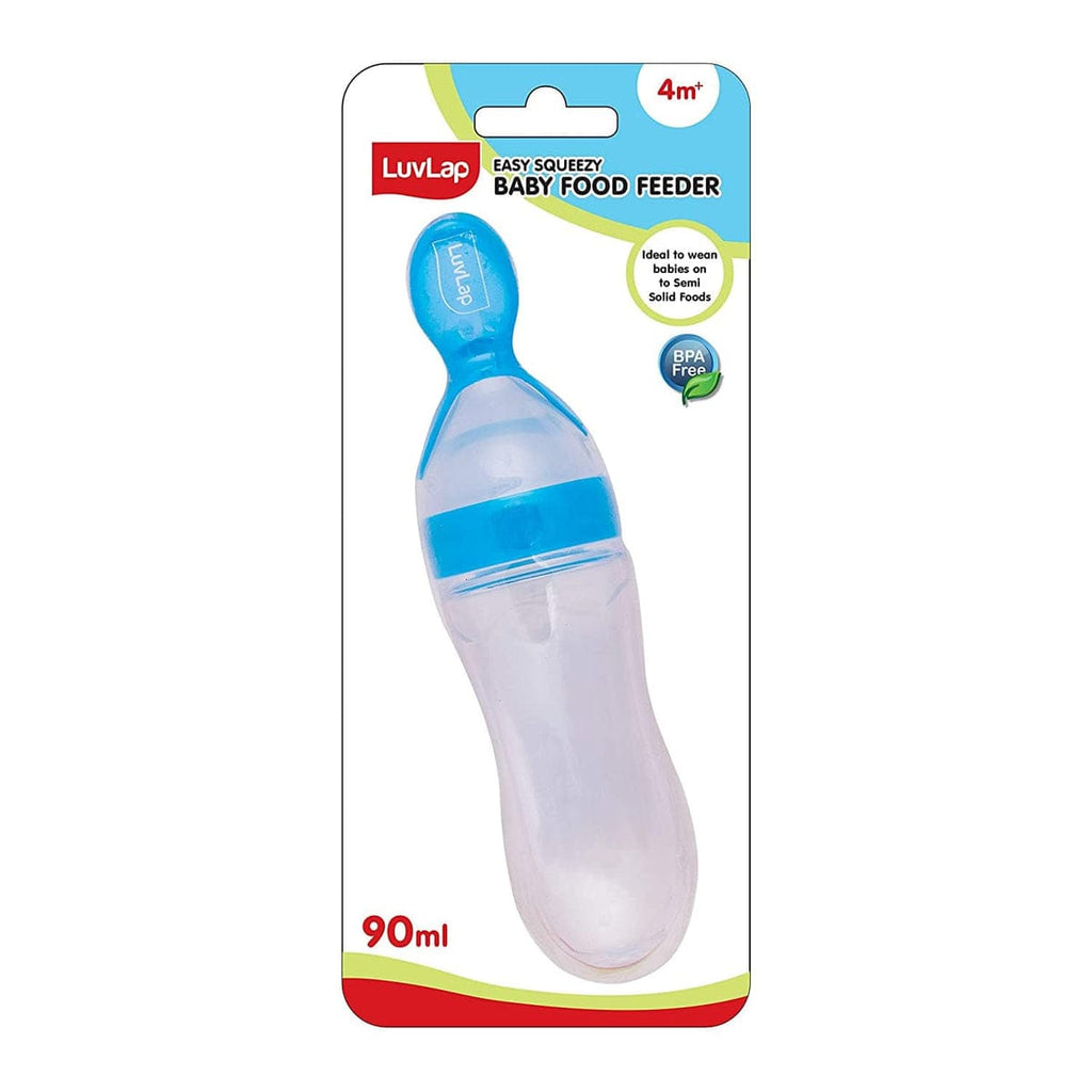 Feeding Squeezy Spoon 90ML, Bpa Free,Blue