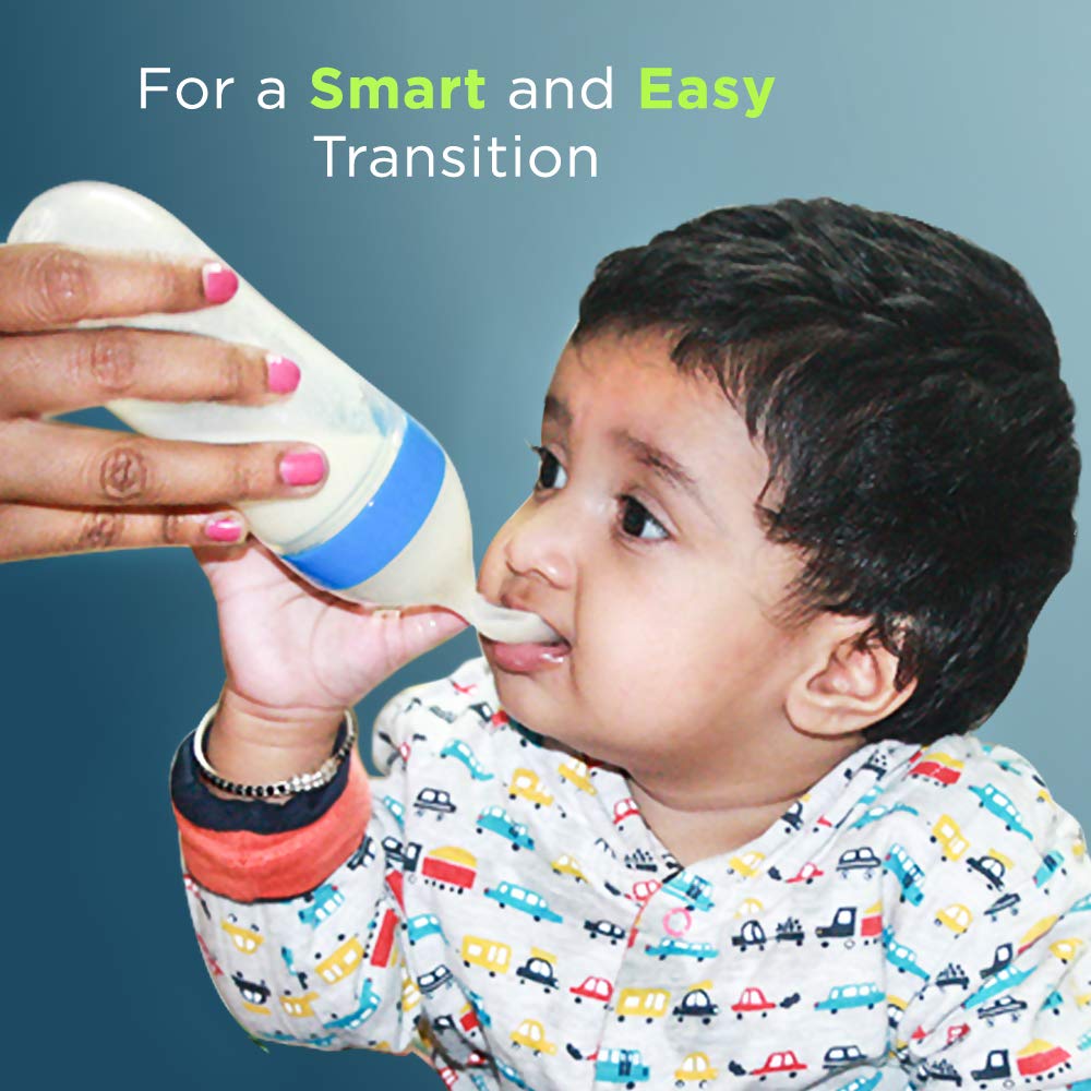 Feeding Squeezy Spoon 90ML, Bpa Free,Blue
