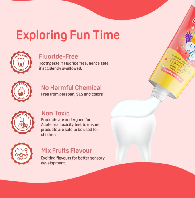 Pigeon Toothpaste For Children - Fruit Punch Flavour 45G