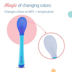 Tiny Love Heat Sensitive Baby Feeding Spoon Set 2 Pcs, Blue