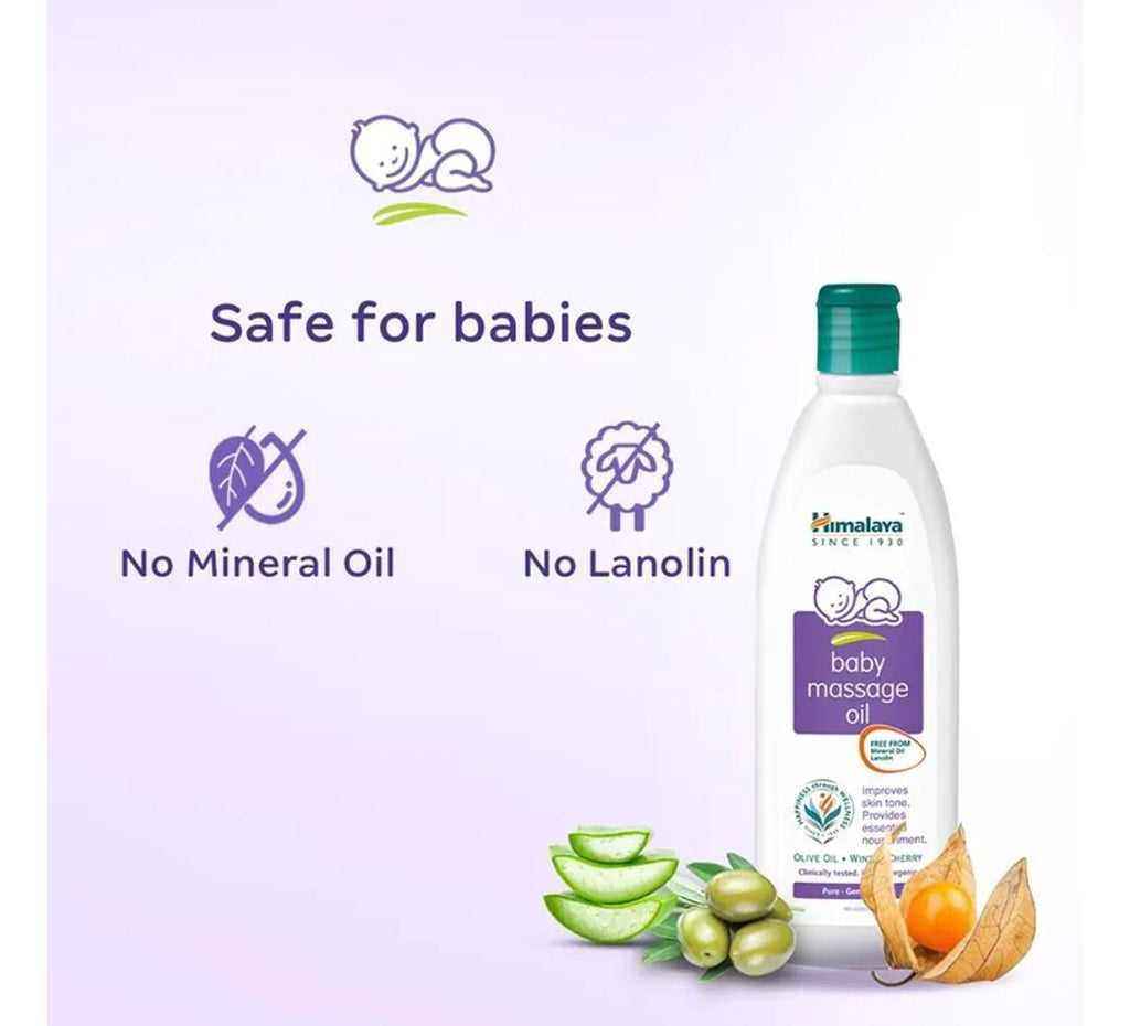 Himalaya Baby Massage Oil-100ML With 50G Free Gentle Baby Soap