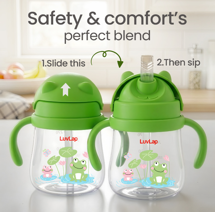 Luvlap Joy Sipper 270 ML , Anti-Spill Sipper for 12+Months