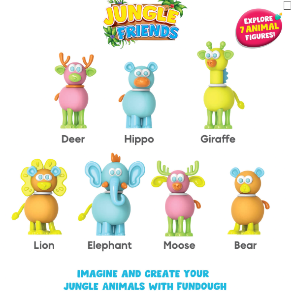 Fundough - Jungle Friends