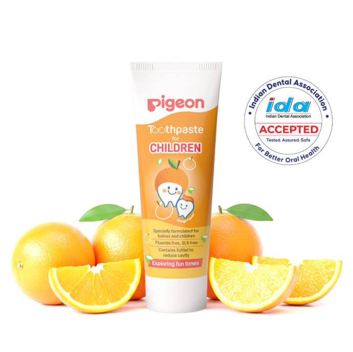 Pigeon Toothpaste For Children Orange Flavour-45G