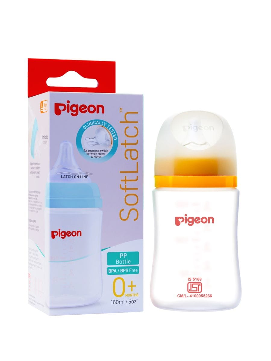 Pigeon Softlatch Feeding Bottle 0+Months 160ML