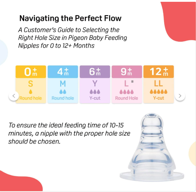 Pigeon Flexible 4+ Months PP Feeding Bottle - PINK 240 ML