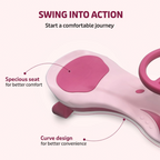 LuvLap Sunny Swing Car, Kids Push Car, Magic Car For Kids, Comfortable Seats & Durable, Ride On Magic Car For 3+ Years