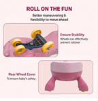 LuvLap Sunny Swing Car, Kids Push Car, Magic Car For Kids, Comfortable Seats & Durable, Ride On Magic Car For 3+ Years