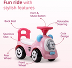 Sunny Ride on & Car for Kids with Music & Horn Steering, Push Car for Baby with Backrest, Safety Guard, Under Seat Storage & Big Wheels, Ride on for Kids 1 to 3 Years Upto 20 Kgs